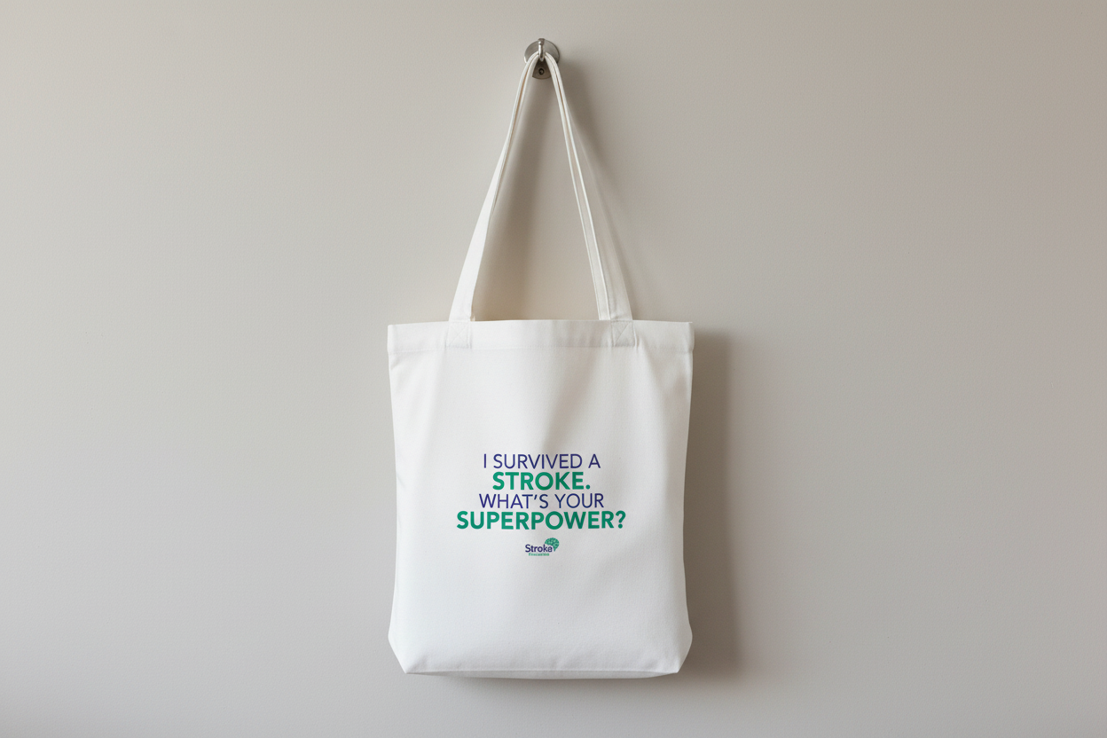 I Survived A Stroke, What's Your Superpower? Tote Bag - White